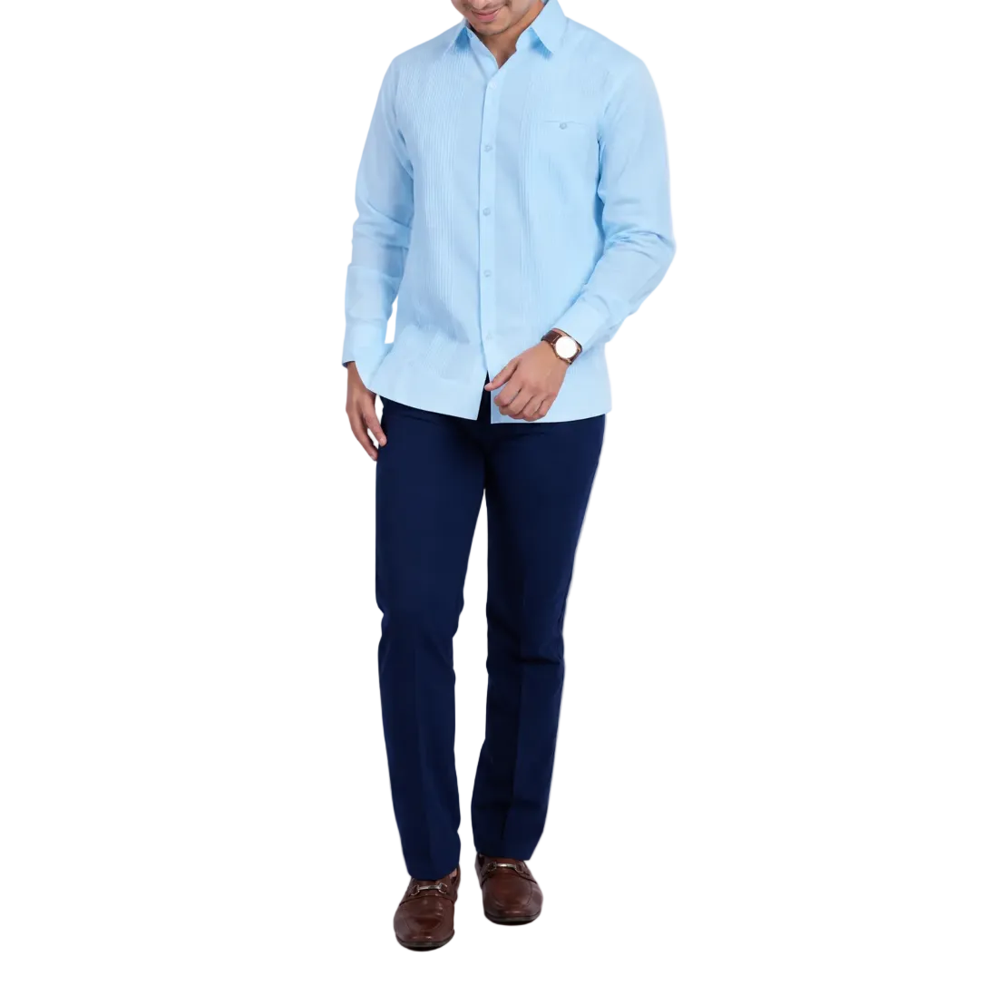 Guayabera Presidencial De Lino Mod. Cuncunul