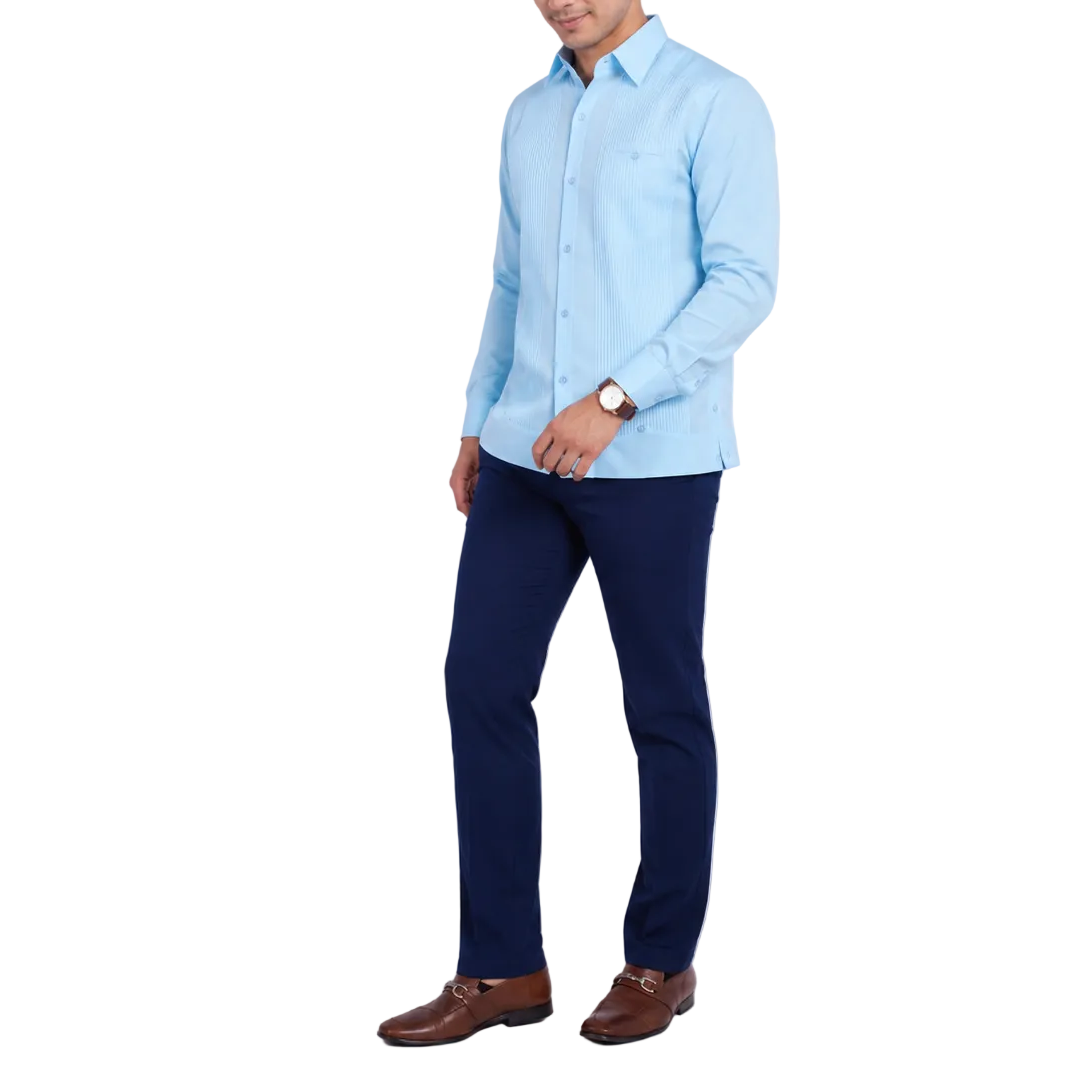 Guayabera Presidencial De Lino Mod. Cuncunul