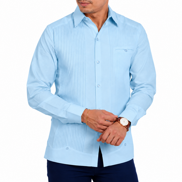 Guayabera Presidencial De Lino Mod. Cuncunul