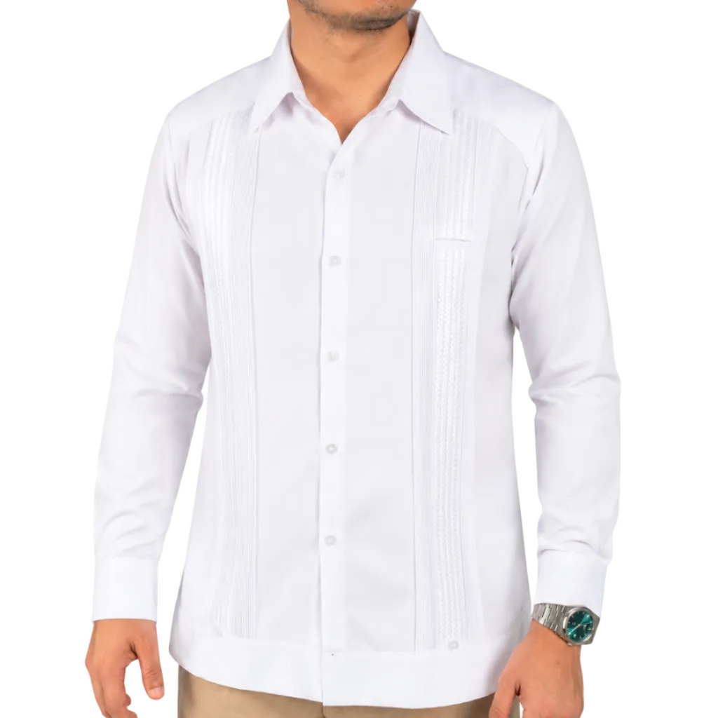 Guayabera Yucateca Mod Seyé manga larga
