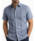 Guayabera Yucateca Mod Tahdziu Manga Corta