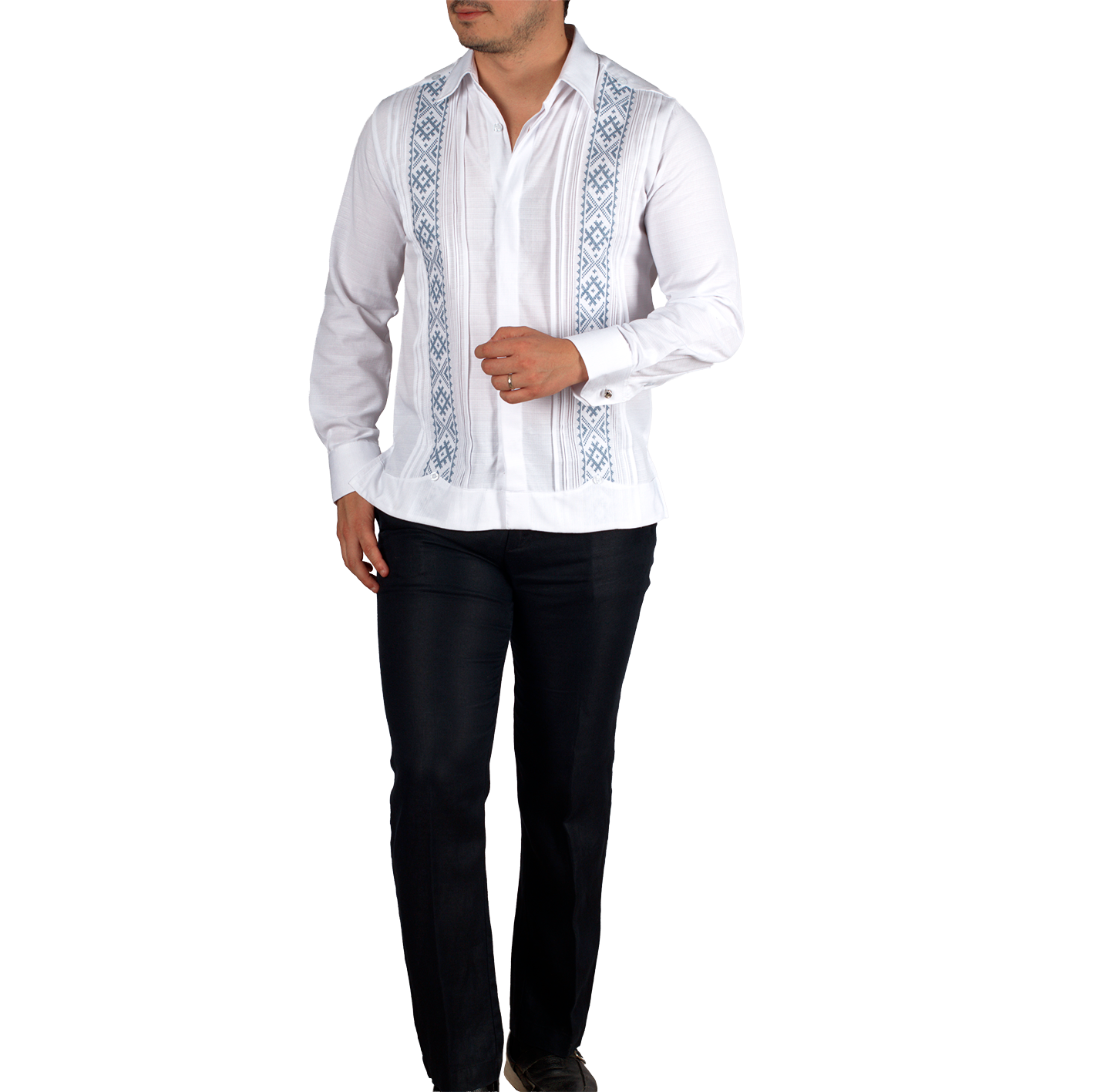 Guayabera Hocabá model long sleeve