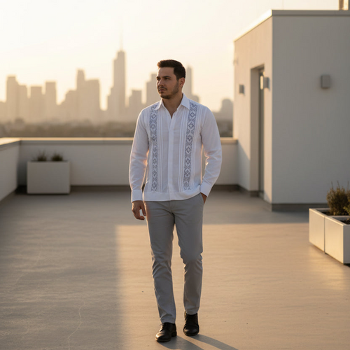 Guayabera Mod. Hocabá manga larga