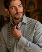 Guayabera bordada mod Dzitás