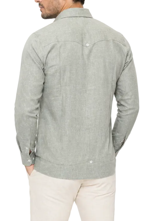 Guayabera bordada mod Dzitás