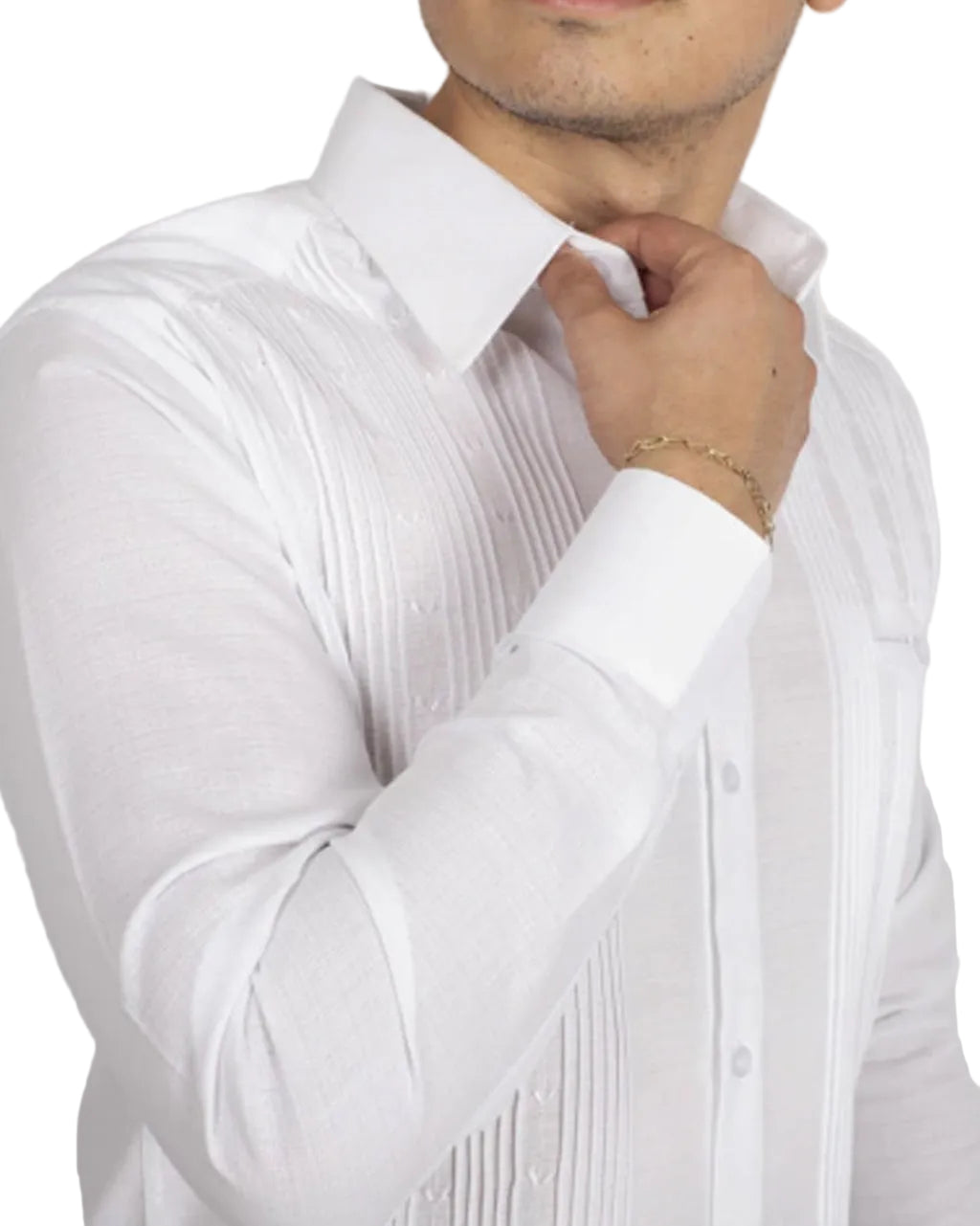 Presidential Guayabera with Artisanal Embroidery Mod Dzemul