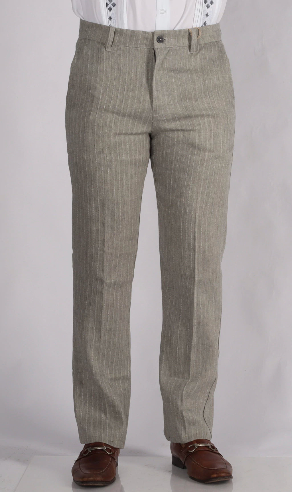 Pantalón Corte Recto 100% Lino