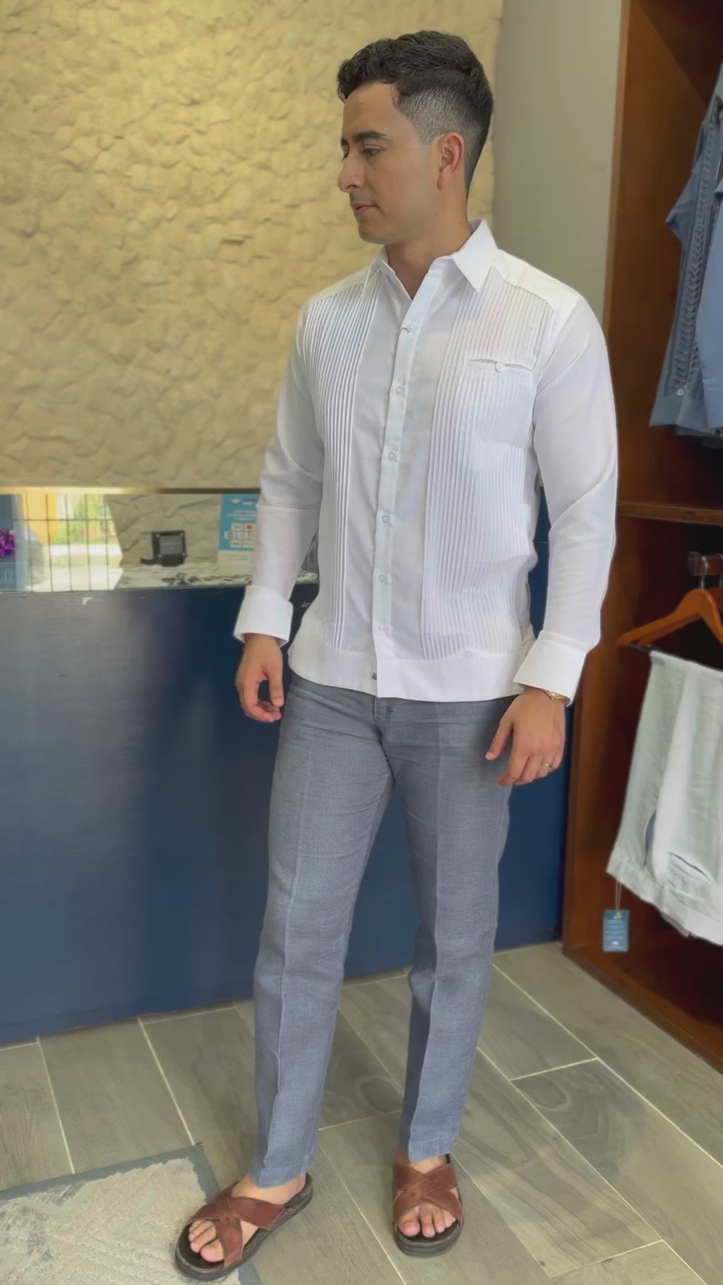 Presidential Linen Guayabera, Cuncunul Model