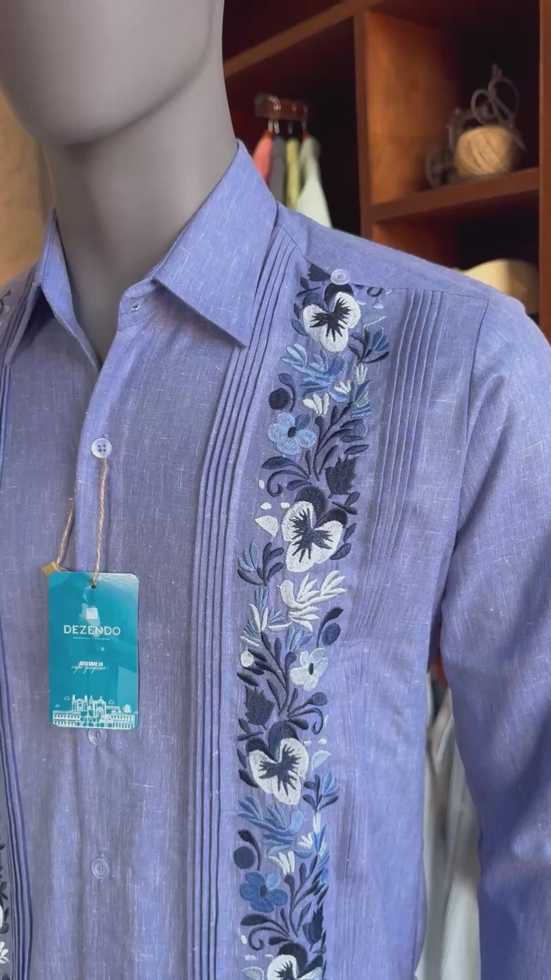 Guayabera Mod Colibri Doble