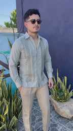 Guayabera bordada mod Dzitás