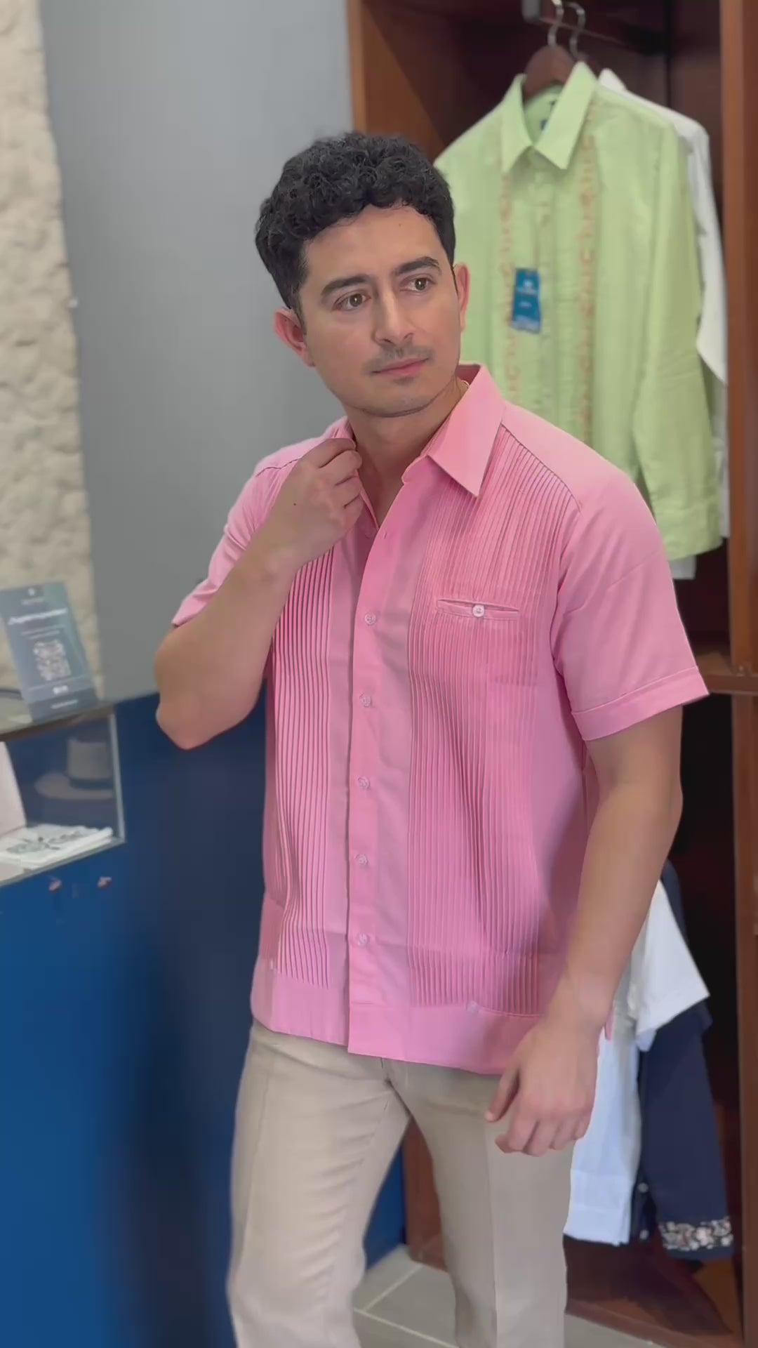 Guayabera Mod. Cuncunul Manga Corta